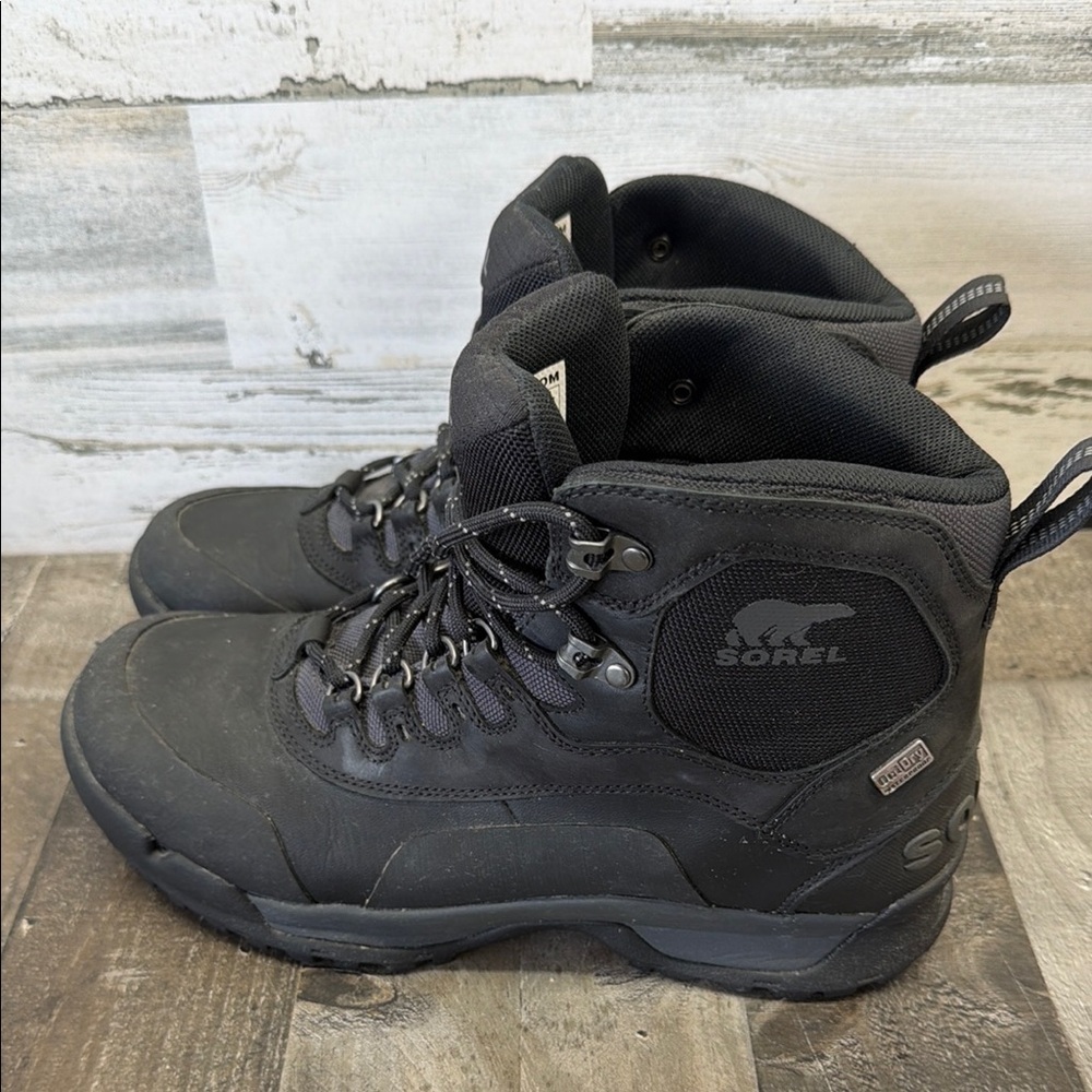 Sorel Paxson Men's Black Waterproof Winter Boots Black Size 10